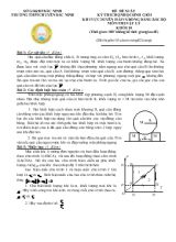 Đề đề xuất kỳ thi chọn học sinh giỏi khu vực duyên hải và đồng bằng bắc bộ môn thi Vật lý khối 10